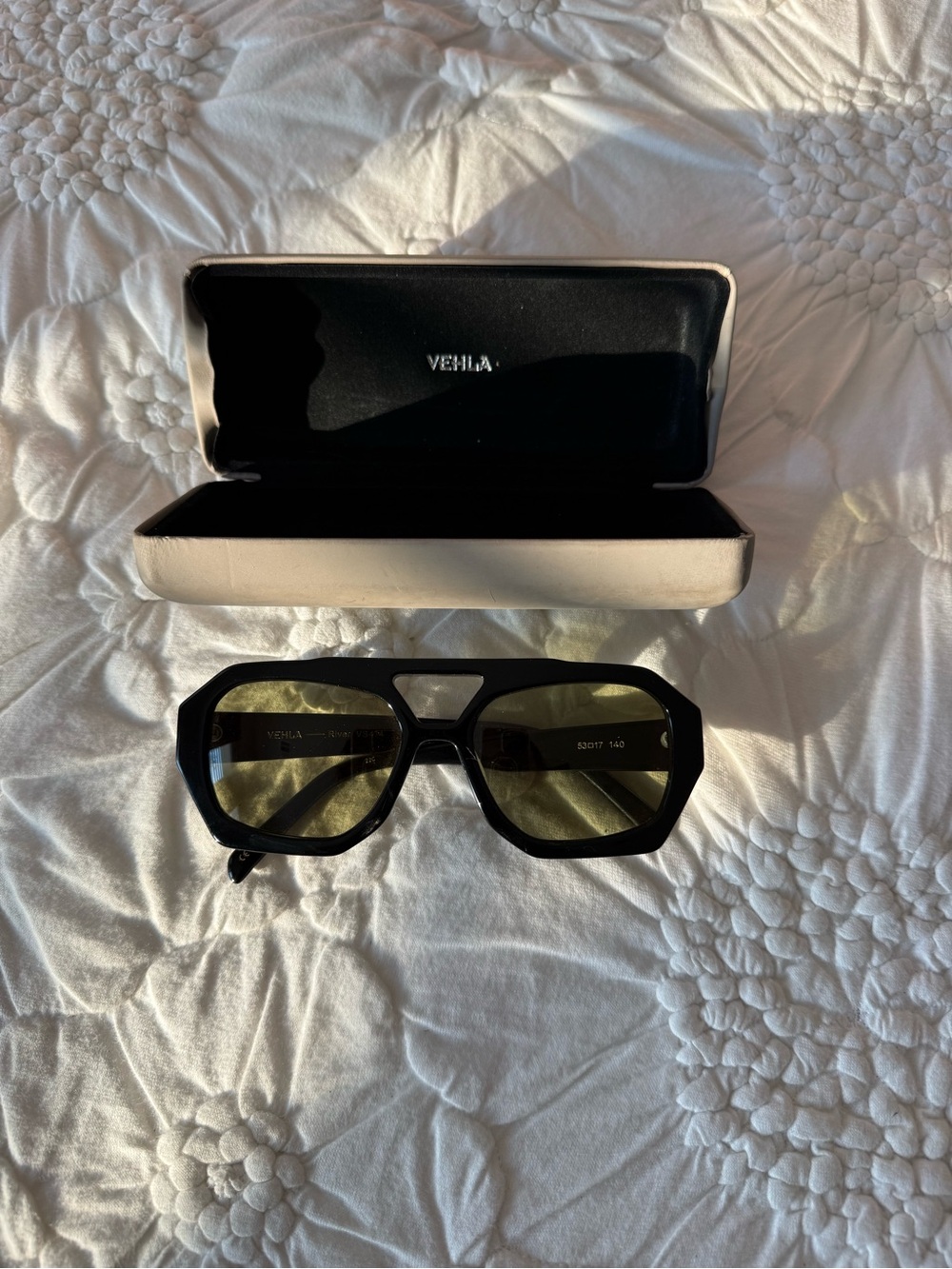 VEHLA River Sunglasses with Olive Lenses